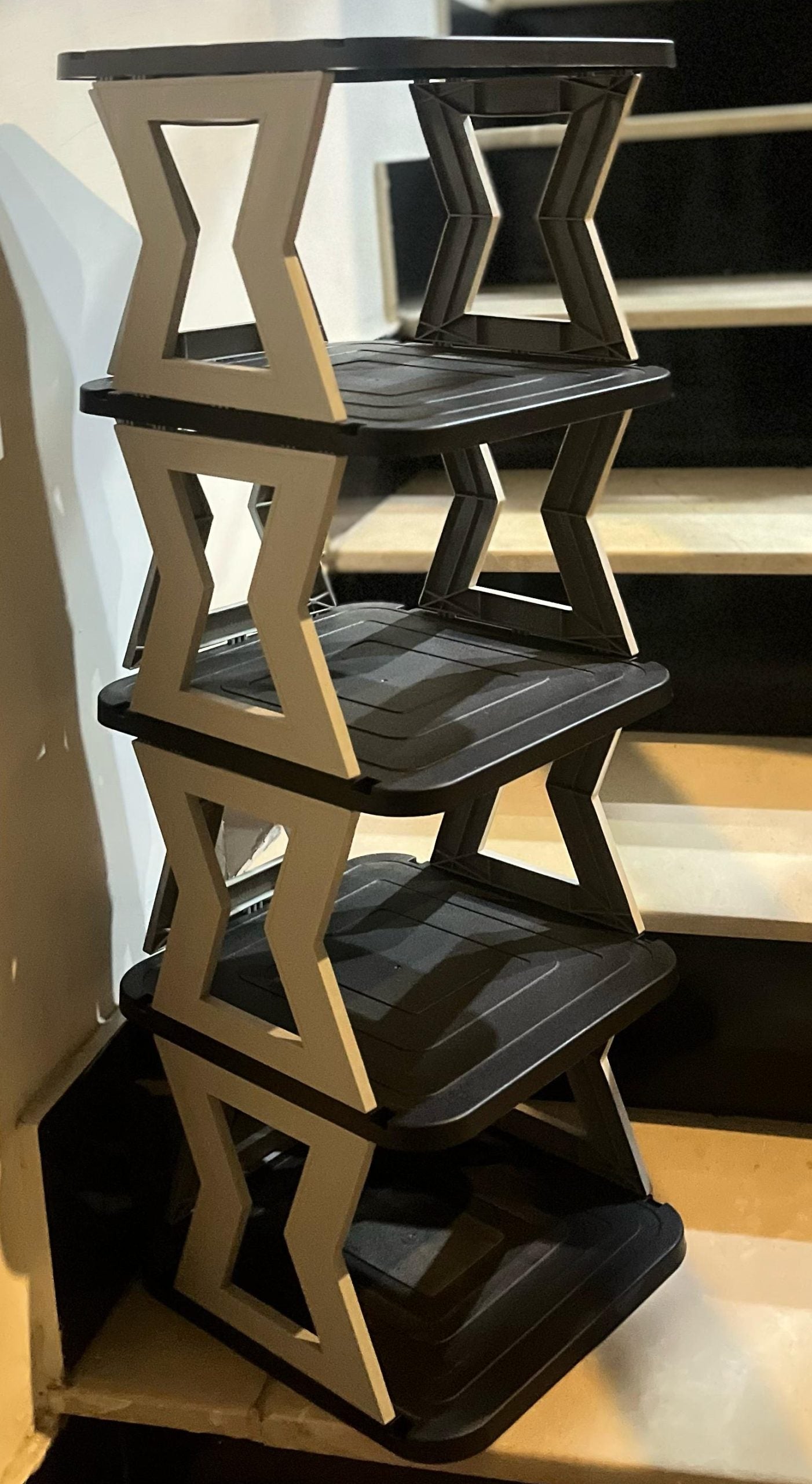 X Shaped Stylish Shoe Rack